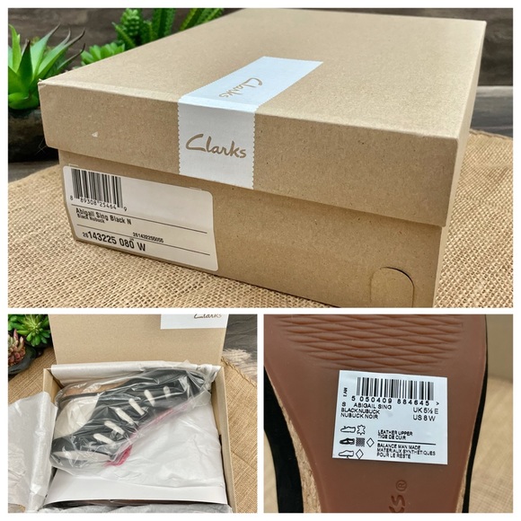 Clarks 8W Abigail Sing Low Wedge Gladiator Sandal - Picture 10 of 11